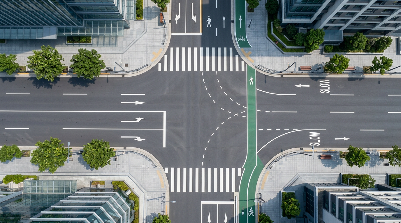 Dangerous pedestrian crossing intersection in Charlotte NC